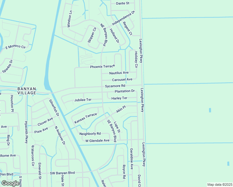map of restaurants, bars, coffee shops, grocery stores, and more near 112 Plantation Drive in LaBelle