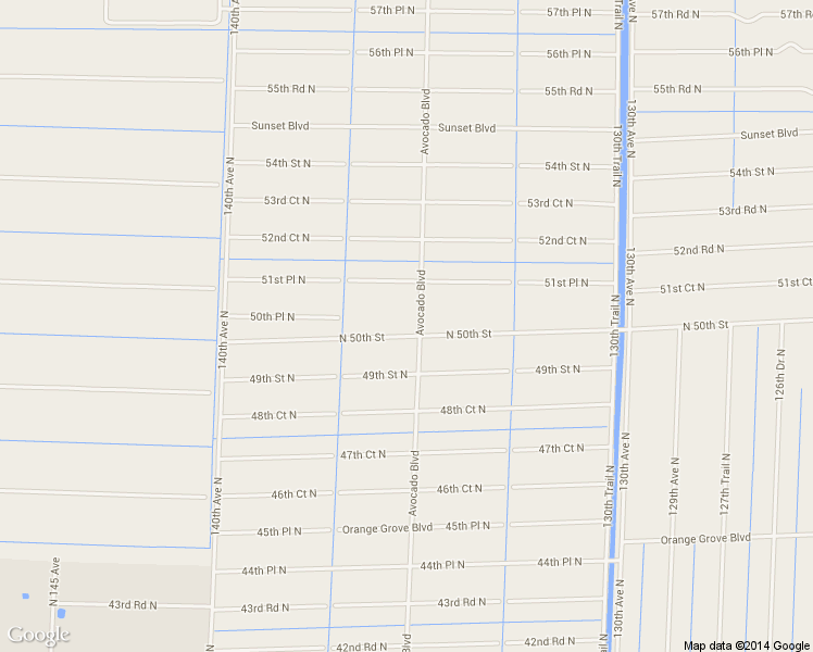 map of restaurants, bars, coffee shops, grocery stores, and more near 13485 North 50th Street in West Palm Beach