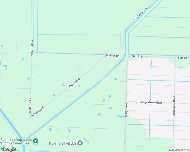 map of restaurants, bars, coffee shops, grocery stores, and more near 4810 Windmill Road in Loxahatchee