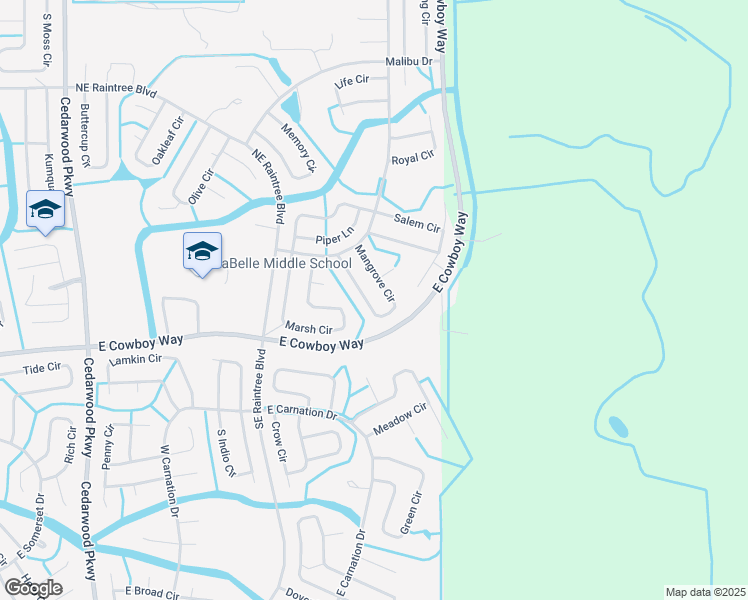 map of restaurants, bars, coffee shops, grocery stores, and more near 8028 Mangrove Circle in LaBelle
