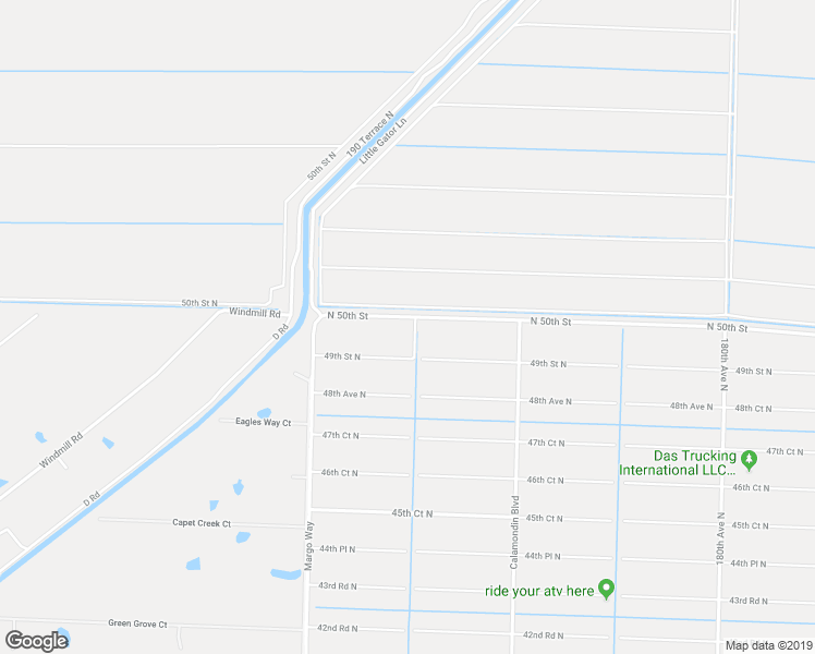 map of restaurants, bars, coffee shops, grocery stores, and more near 18766 North 50th Street in Loxahatchee