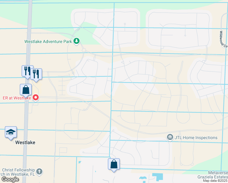 map of restaurants, bars, coffee shops, grocery stores, and more near 15905 Longboat Key Drive in Westlake