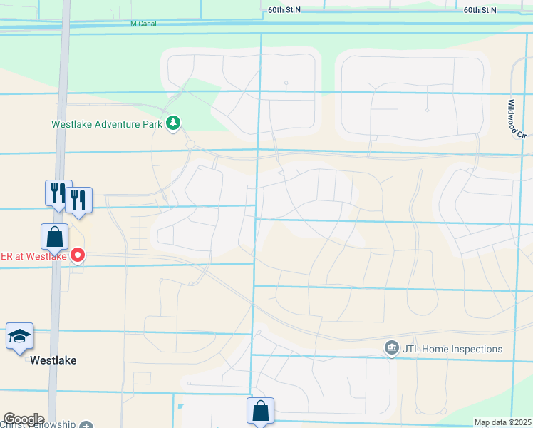 map of restaurants, bars, coffee shops, grocery stores, and more near 15905 Longboat Key Drive in Westlake