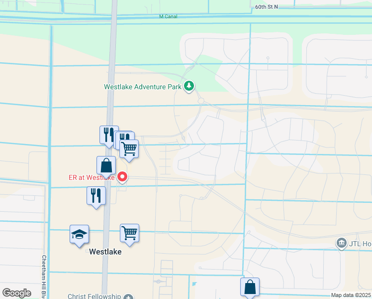 map of restaurants, bars, coffee shops, grocery stores, and more near Persimmon Boulevard in Loxahatchee