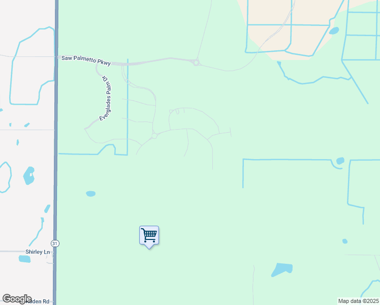 map of restaurants, bars, coffee shops, grocery stores, and more near Babcock Farm in Alva