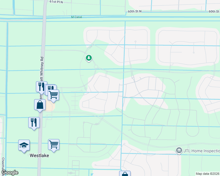 map of restaurants, bars, coffee shops, grocery stores, and more near 5522 Quiet Lake Place in Westlake