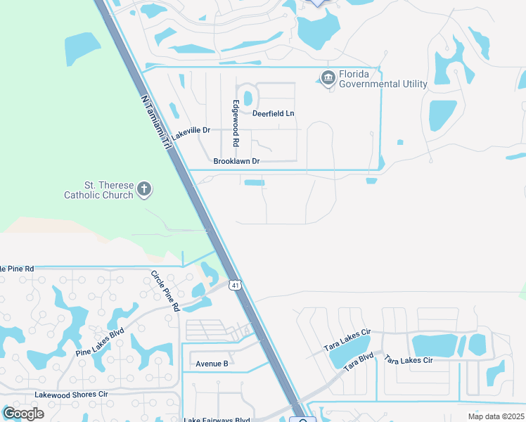 map of restaurants, bars, coffee shops, grocery stores, and more near 2278 Brooklawn Drive in North Fort Myers