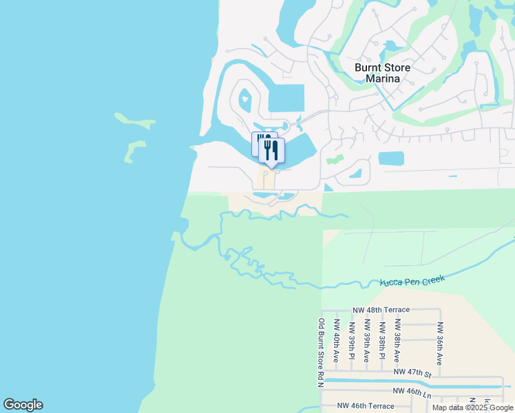 map of restaurants, bars, coffee shops, grocery stores, and more near 25 Matecumbe Key Road in Punta Gorda