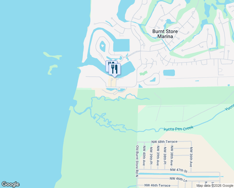 map of restaurants, bars, coffee shops, grocery stores, and more near 19 Matecumbe Key Road in Punta Gorda