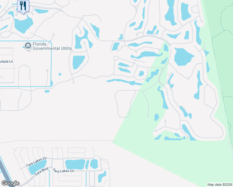 map of restaurants, bars, coffee shops, grocery stores, and more near 3208 Magnolia Landing Lane in North Fort Myers