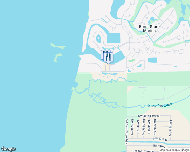 map of restaurants, bars, coffee shops, grocery stores, and more near 31 Matecumbe Key Road in Punta Gorda