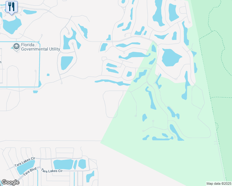 map of restaurants, bars, coffee shops, grocery stores, and more near 20470 Sky Meadow Lane in North Fort Myers