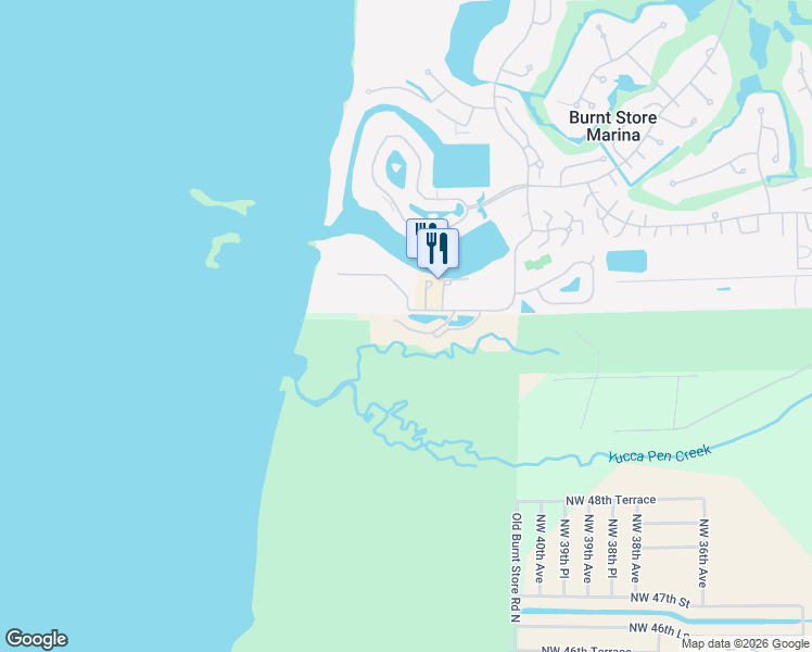 map of restaurants, bars, coffee shops, grocery stores, and more near 32 Matecumbe Key Road in Punta Gorda