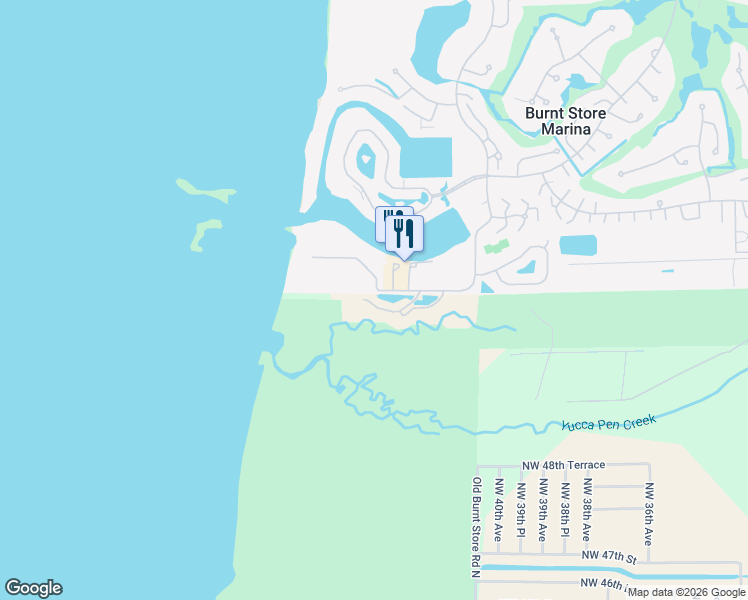 map of restaurants, bars, coffee shops, grocery stores, and more near 32 Matecumbe Key Road in Punta Gorda