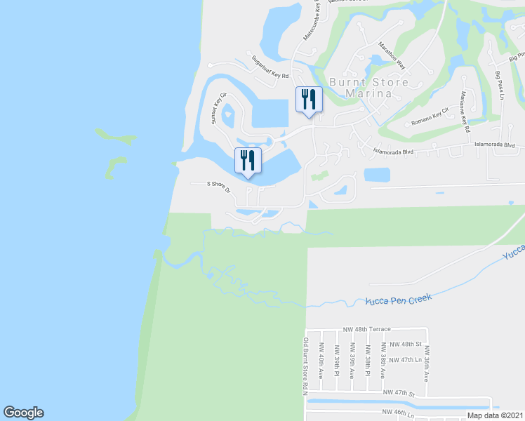 map of restaurants, bars, coffee shops, grocery stores, and more near 3185 Matecumbe Key Rd in Punta Gorda