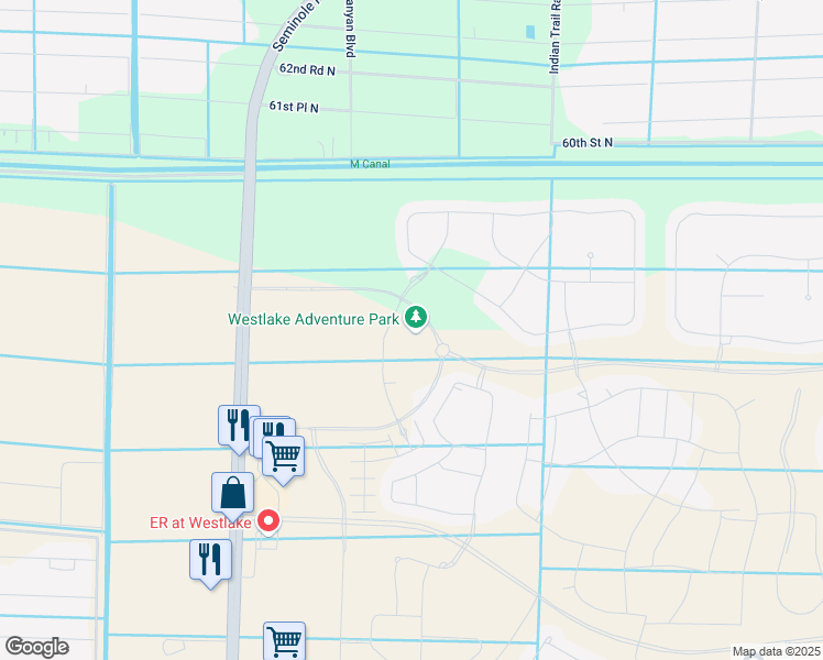map of restaurants, bars, coffee shops, grocery stores, and more near 16610 Town Center Parkway North in Westlake
