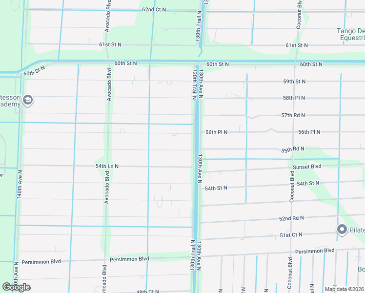 map of restaurants, bars, coffee shops, grocery stores, and more near 13028 56th Place North in West Palm Beach