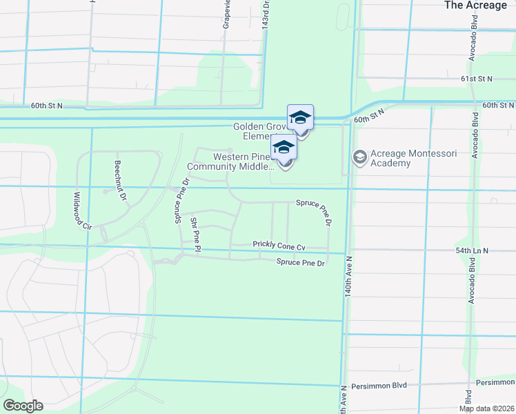 map of restaurants, bars, coffee shops, grocery stores, and more near Unnamed Road in West Palm Beach