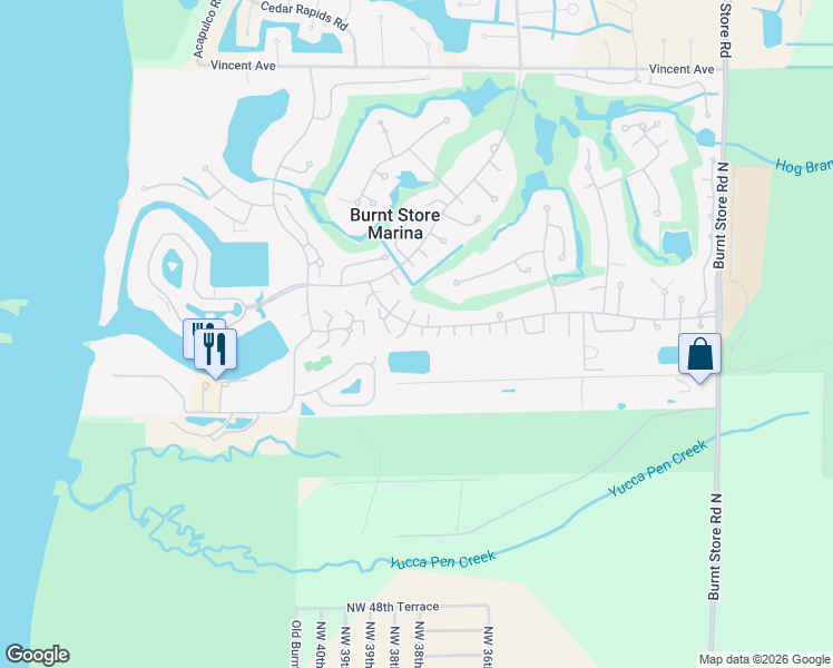 map of restaurants, bars, coffee shops, grocery stores, and more near 1508 Islamorada Boulevard in Punta Gorda
