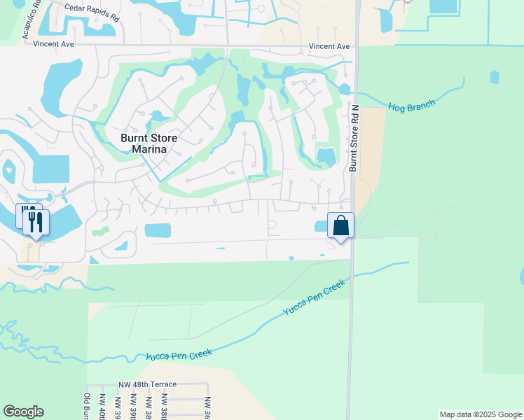 map of restaurants, bars, coffee shops, grocery stores, and more near 510 Islamorada Boulevard in Punta Gorda