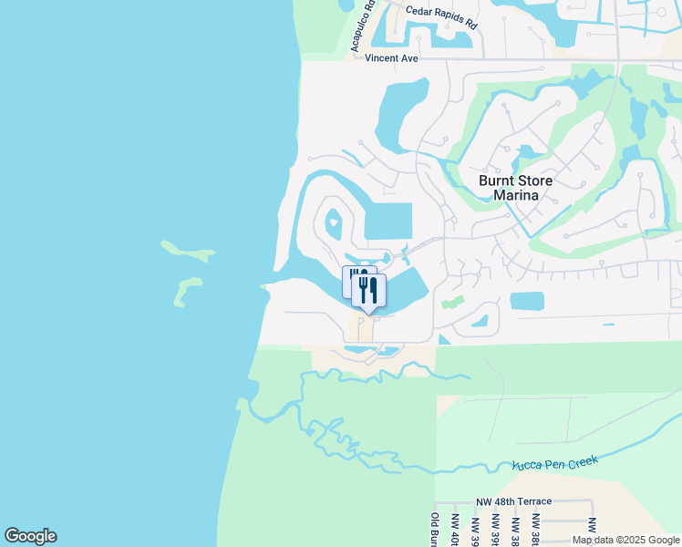 map of restaurants, bars, coffee shops, grocery stores, and more near 3281 Sunset Key Circle in Punta Gorda