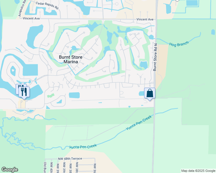 map of restaurants, bars, coffee shops, grocery stores, and more near 902 Islamorada Boulevard in Punta Gorda