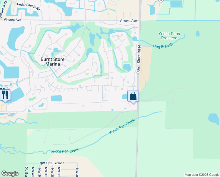 map of restaurants, bars, coffee shops, grocery stores, and more near 431 Gaspar Key Lane in Punta Gorda