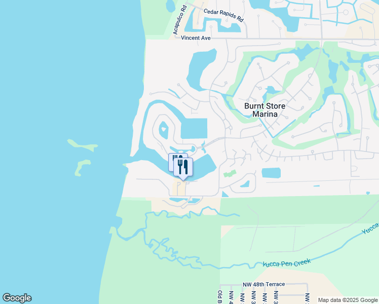 map of restaurants, bars, coffee shops, grocery stores, and more near 3233 Sunset Key Circle in Punta Gorda