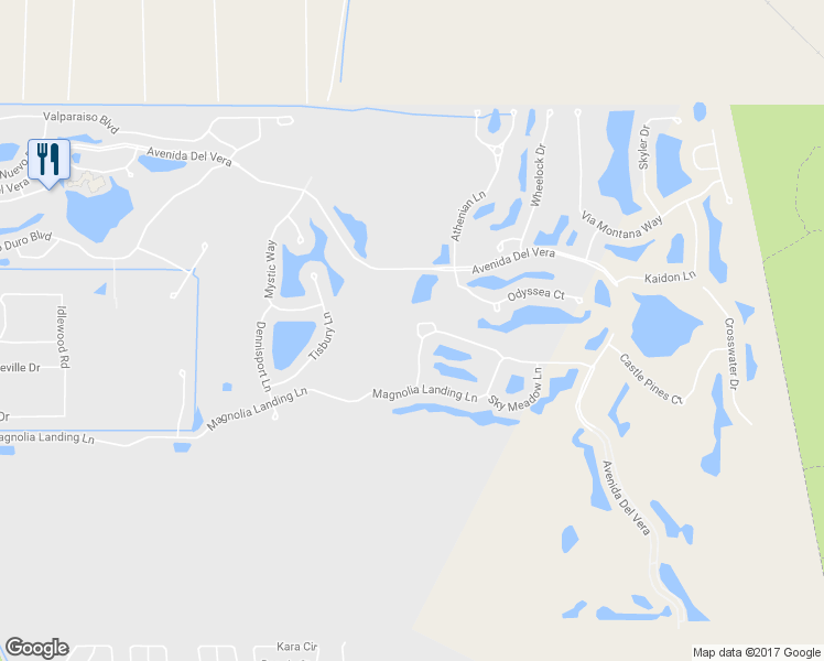 map of restaurants, bars, coffee shops, grocery stores, and more near 20545 Chestnut Ridge Drive in North Fort Myers