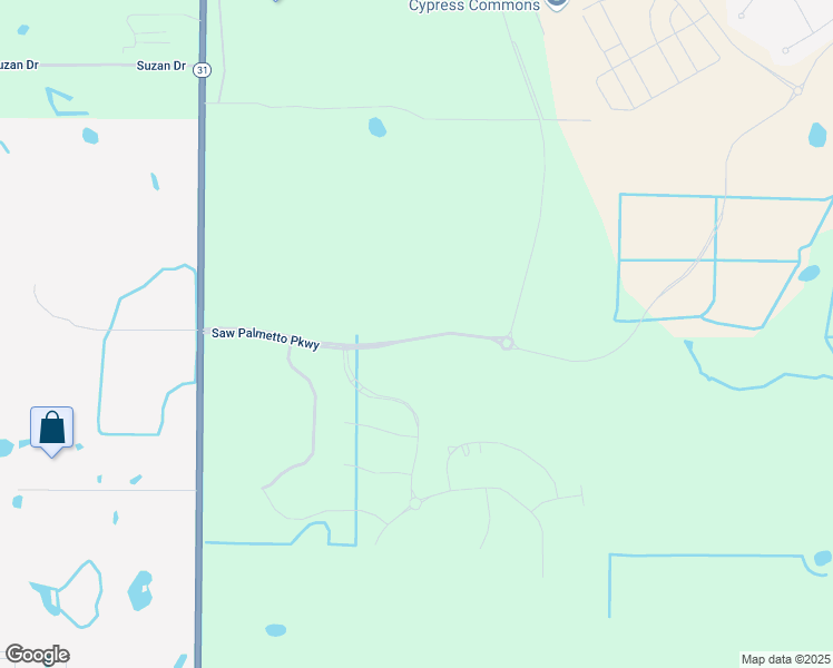 map of restaurants, bars, coffee shops, grocery stores, and more near Babcock Farm in Lee County