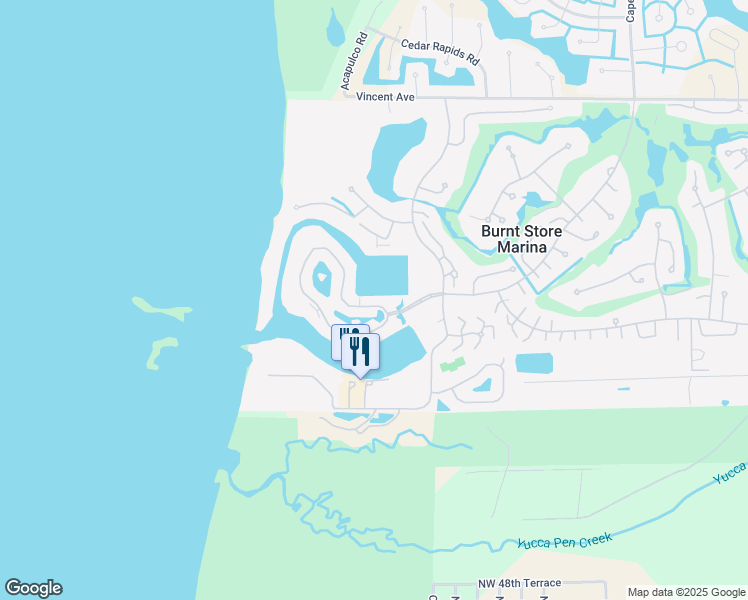 map of restaurants, bars, coffee shops, grocery stores, and more near 3465 Sunset Key Circle in Punta Gorda