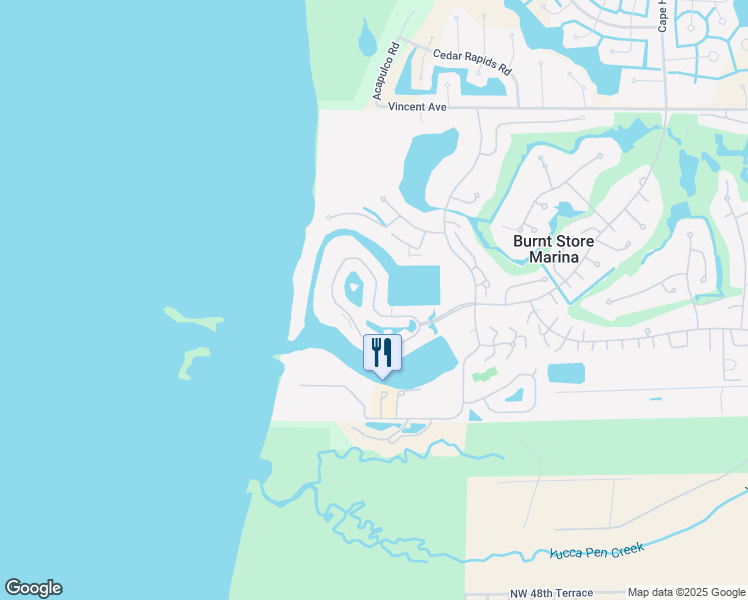 map of restaurants, bars, coffee shops, grocery stores, and more near 3236 Sunset Key Circle in Punta Gorda