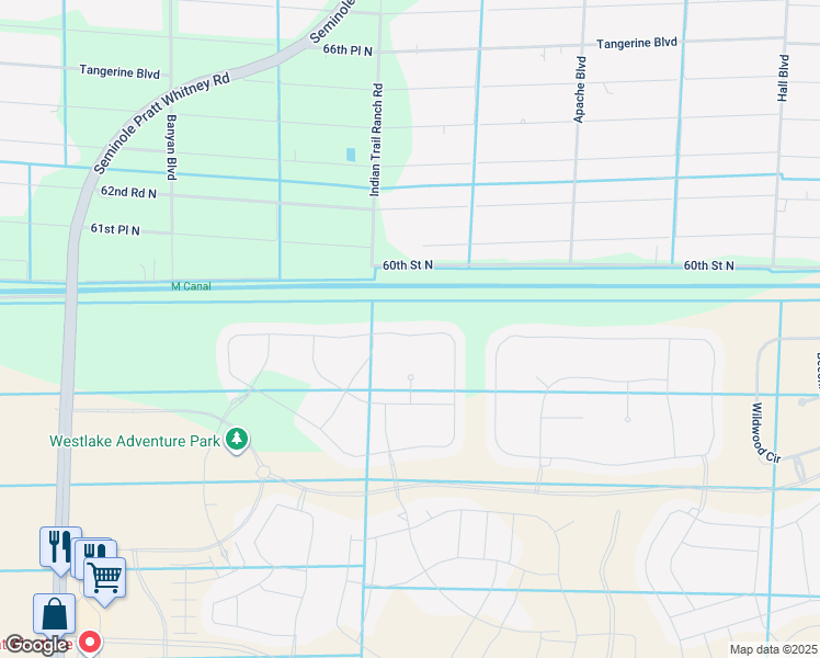 map of restaurants, bars, coffee shops, grocery stores, and more near 15946 Whippoorwill Circle in Westlake