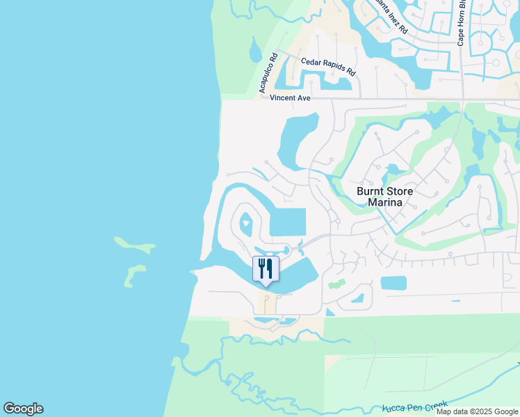 map of restaurants, bars, coffee shops, grocery stores, and more near 3369 Sunset Key Circle in Punta Gorda
