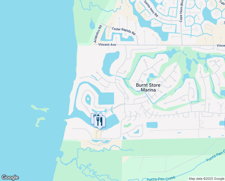 map of restaurants, bars, coffee shops, grocery stores, and more near 2060 Matecumbe Key Road in Punta Gorda