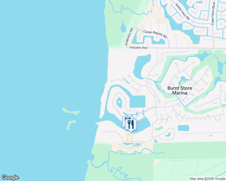 map of restaurants, bars, coffee shops, grocery stores, and more near 3333 Sunset Key Circle in Punta Gorda