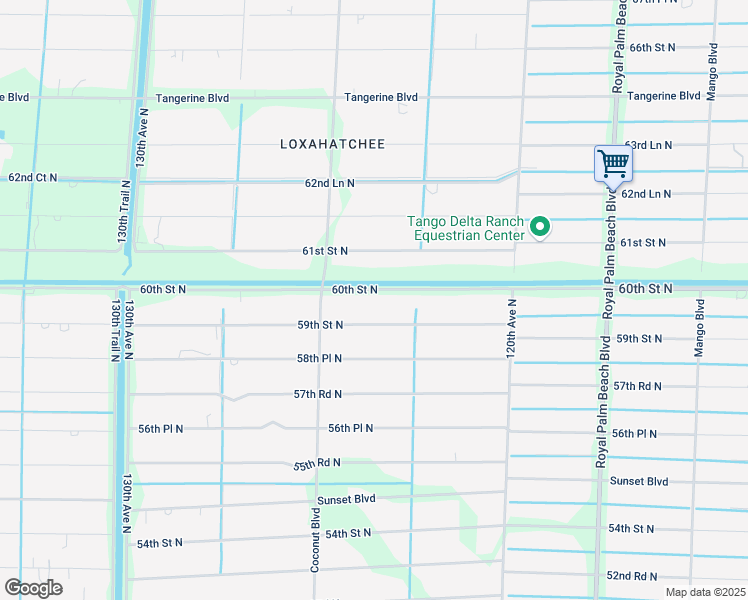 map of restaurants, bars, coffee shops, grocery stores, and more near 12368 60th Street North in West Palm Beach