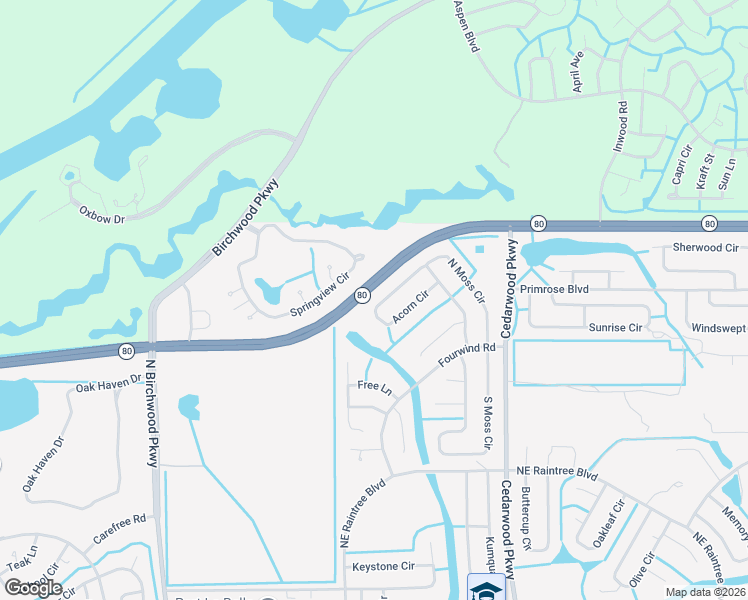 map of restaurants, bars, coffee shops, grocery stores, and more near 6021 Acorn Circle in LaBelle