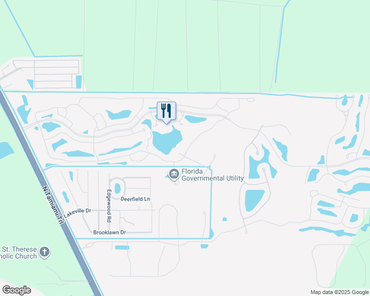 map of restaurants, bars, coffee shops, grocery stores, and more near 2441 Palo Duro Boulevard in North Fort Myers