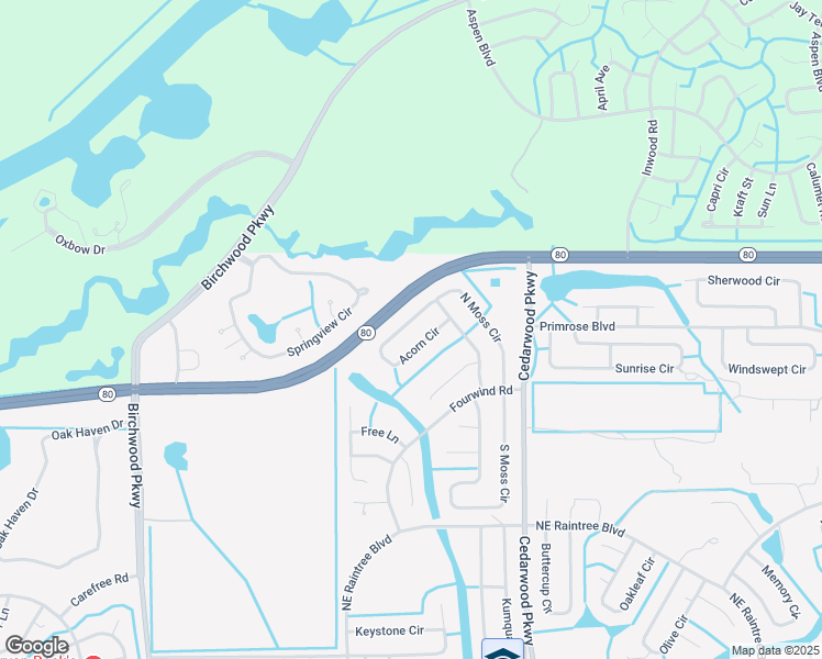 map of restaurants, bars, coffee shops, grocery stores, and more near 6012 Acorn Circle in LaBelle