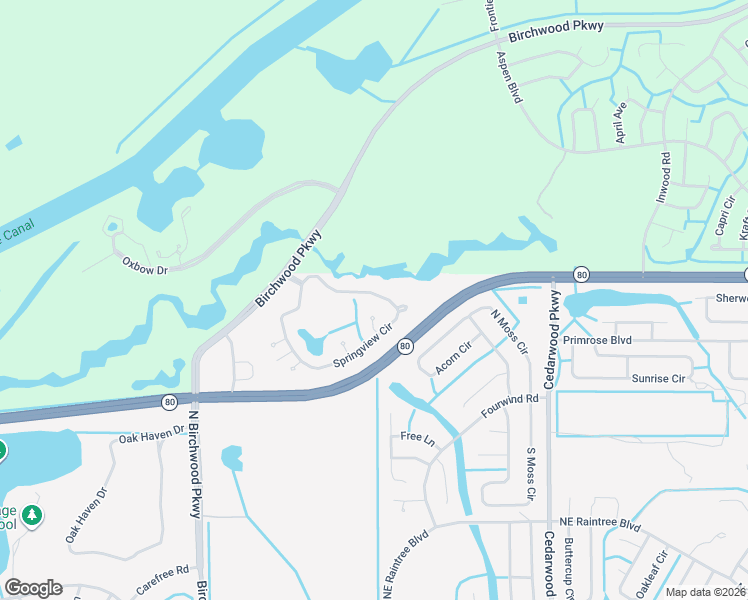 map of restaurants, bars, coffee shops, grocery stores, and more near 4546 Springview Circle in LaBelle