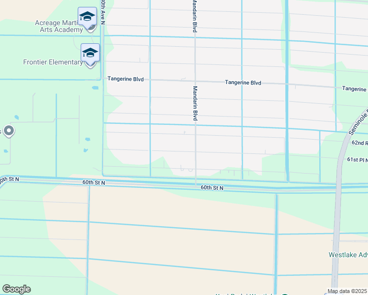 map of restaurants, bars, coffee shops, grocery stores, and more near 17567 61st Place North in Loxahatchee