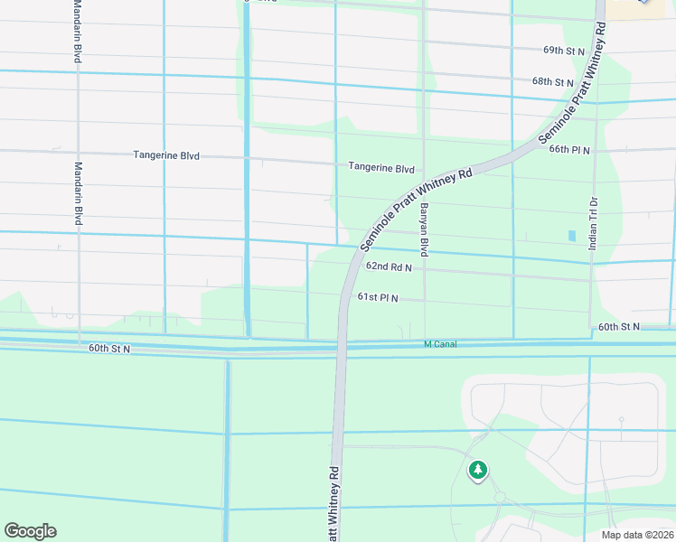 map of restaurants, bars, coffee shops, grocery stores, and more near 16684 62nd Rd N in Loxahatchee