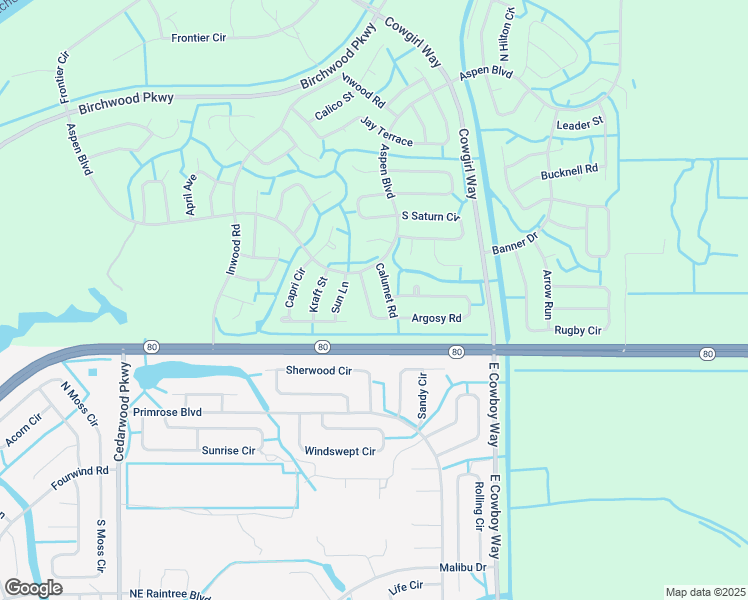 map of restaurants, bars, coffee shops, grocery stores, and more near 1079 Argosy Circle in LaBelle