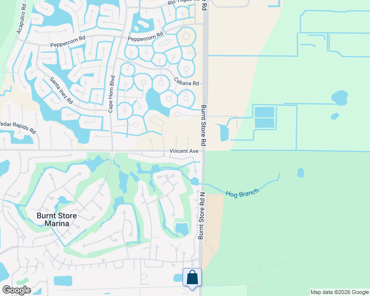map of restaurants, bars, coffee shops, grocery stores, and more near 17541 Lockhart Court in Punta Gorda