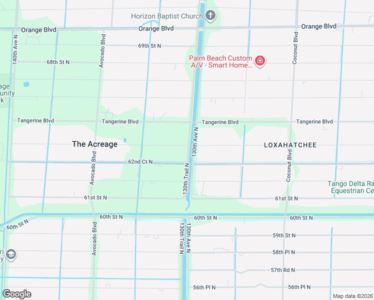 map of restaurants, bars, coffee shops, grocery stores, and more near 13039 62nd Court North in West Palm Beach