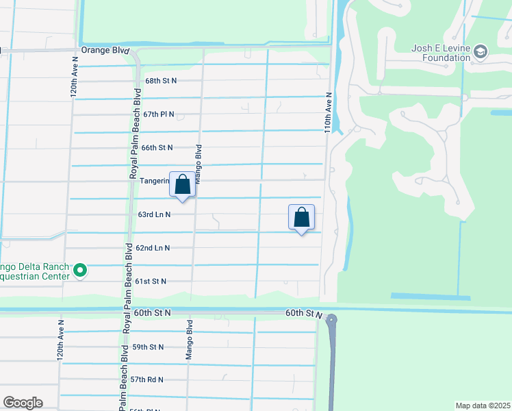 map of restaurants, bars, coffee shops, grocery stores, and more near 11289 63rd Lane North in West Palm Beach