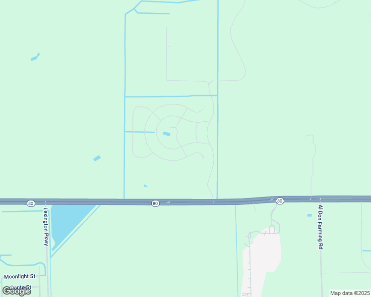 map of restaurants, bars, coffee shops, grocery stores, and more near 1195 Horseshoe Loop in Moore Haven