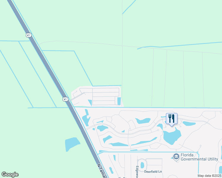 map of restaurants, bars, coffee shops, grocery stores, and more near 99 Evergreen Avenue in Punta Gorda