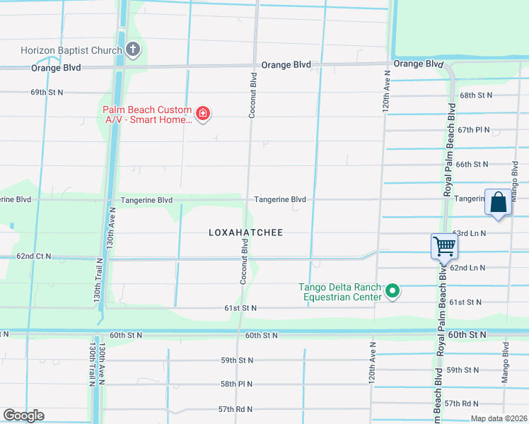 map of restaurants, bars, coffee shops, grocery stores, and more near in The Acreage